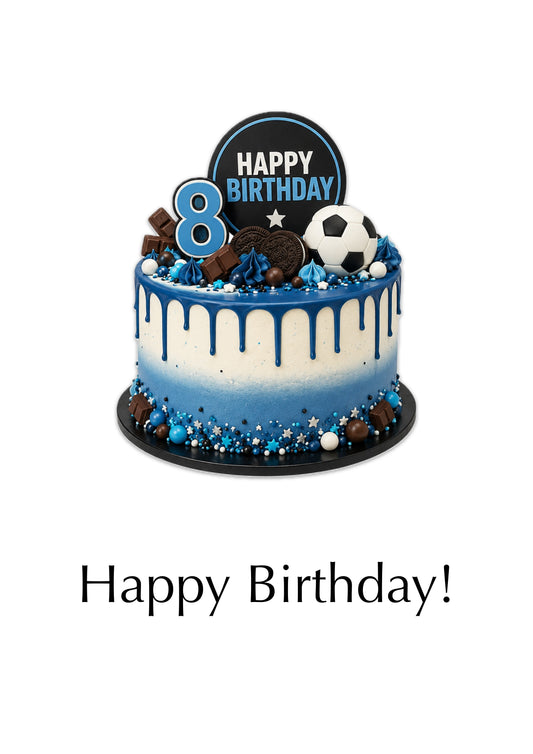 Happy Birthday Torte – DIN A4