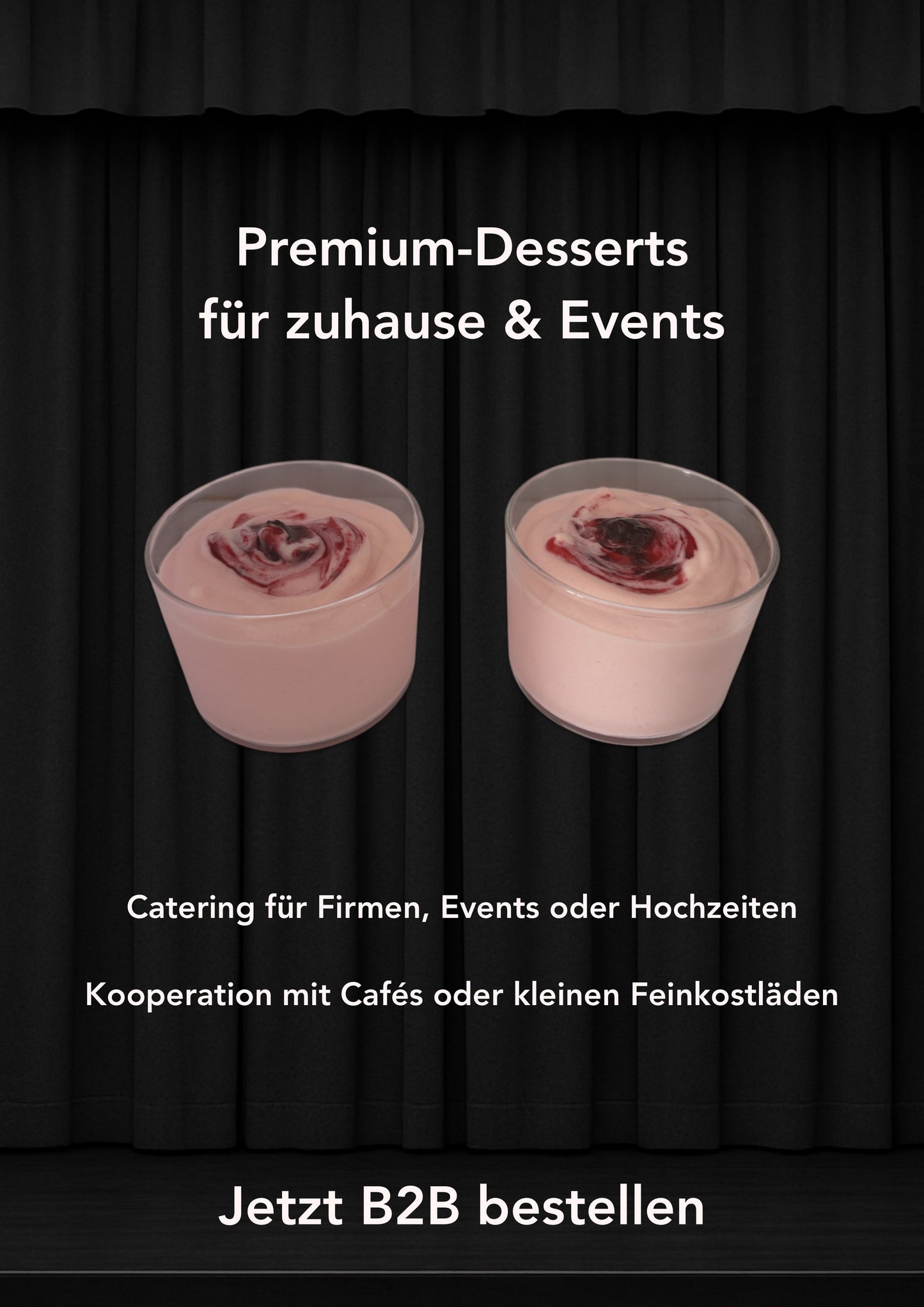 B2B — Erdbeerpudding im Glas – handgemachter Genuss by MediaGalaxy