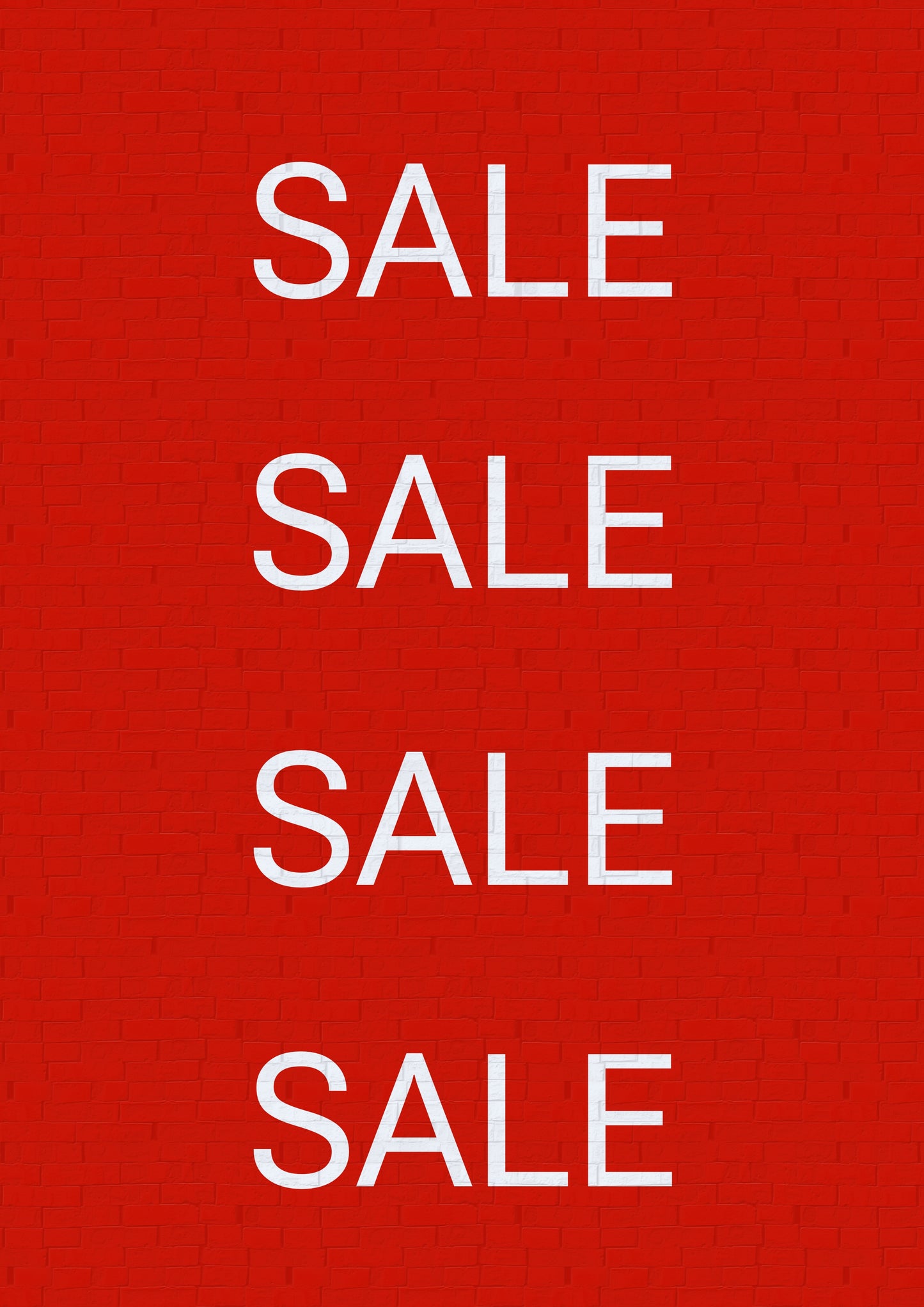 SALE Poster DIN A4